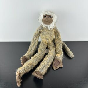 Fiesta Long Leg Hanging Monkey 16” Brown Gibbon Plush Hands Feet Attach Detach